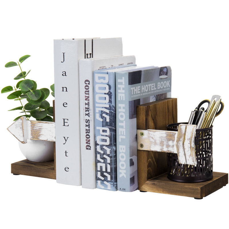 Wood Bookends