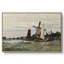 Moulin à vent à Zaandam, 1871 - Claude Monet, toile tendue avec châssis-132873826-132873832
