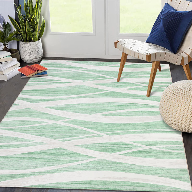 Ozdemir   Washable Indoor Rug, Rectangle 5' x 7'
