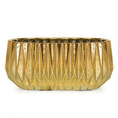 Shiny Gold Adelaide Planter