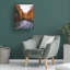 Art mural sur toile tendue - Jared Kreiss, art mural quelque chose dans l'orange, pour le salon, la chambre à coucher ou le bureau - 24 x 32