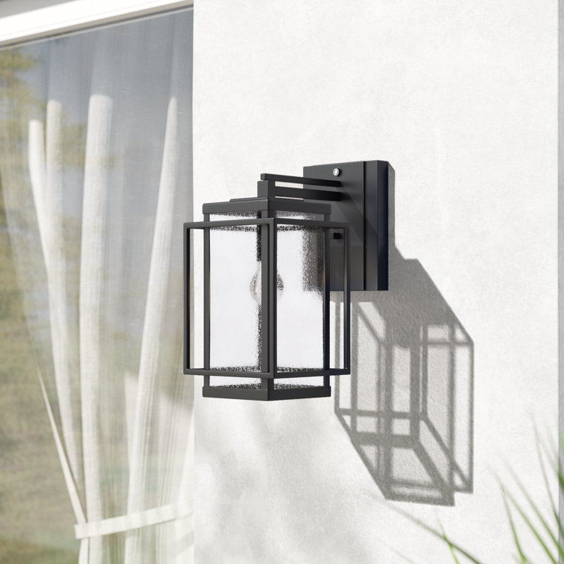 Stumbaugh Steel Wall Light, 14" H x 7.25" W x 10.75" D