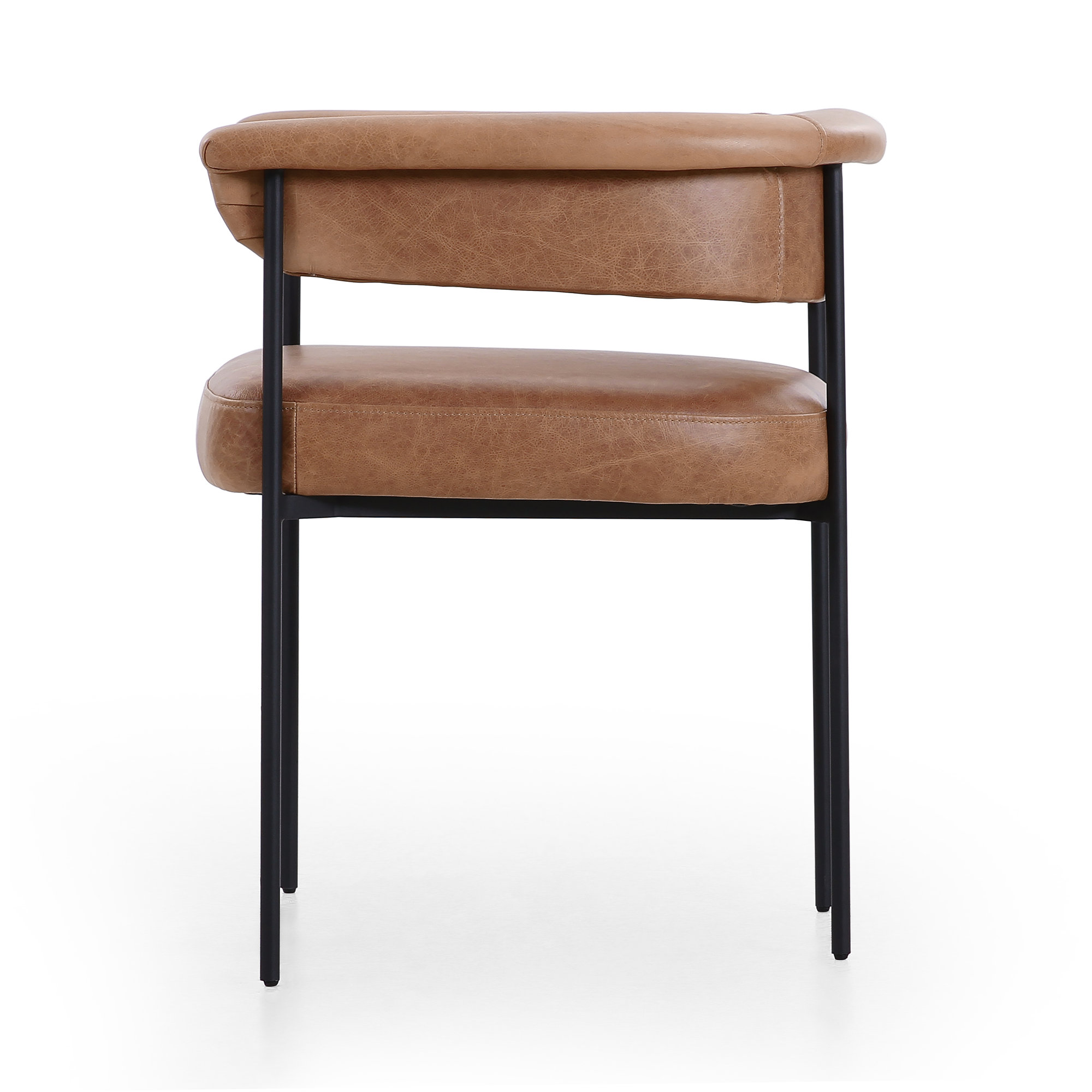 Lyssa Upholstered Arm Chair, Chaps Saddle