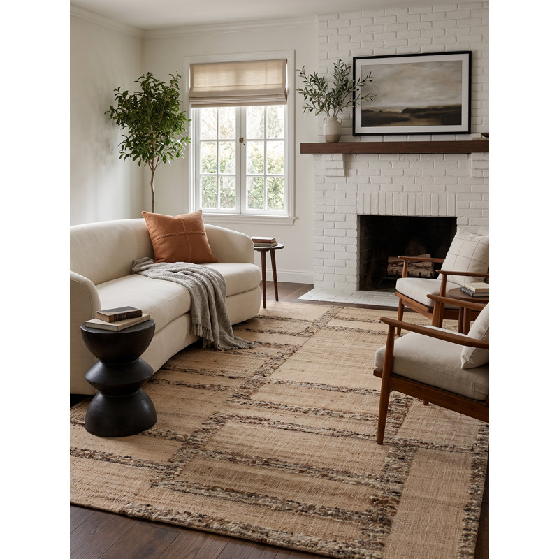 Aquila Area Rug in Natural Tan, Rectangle 8' x 10'