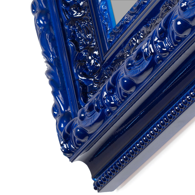 Miroir Elite, Laque électrique bleu, 49 po x 49 po