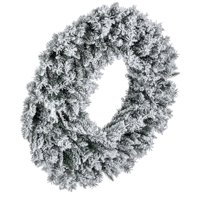 Couronne de sapin artificielle non éclairée Ophelia & Co. 36 po avec 220 pointes réalistes en PVC