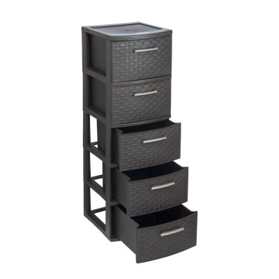 5-Drawer Storage Cabinet in Espresso
