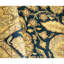 Hand Knotted Wool Area Rug in Black And Gold