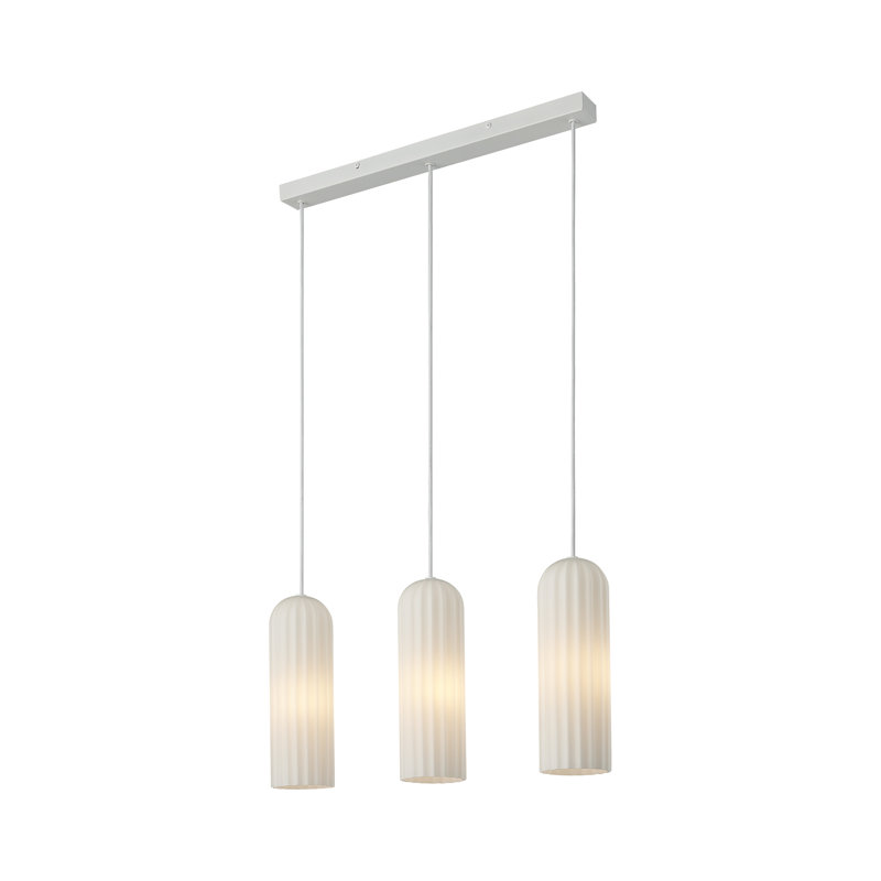Miella 3 - Light Kitchen Island Pendant, White