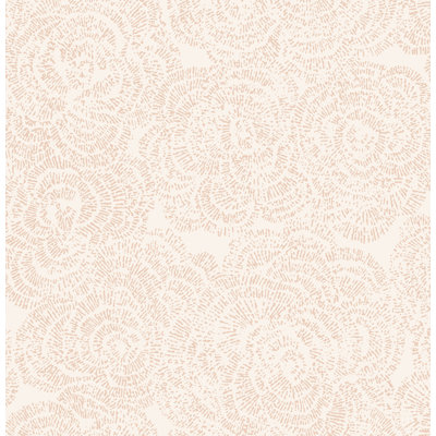 Ambroise Light Pink Abstract Floral Wallpaper