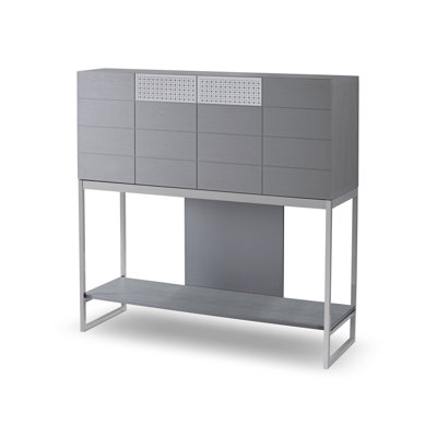 Hamayel Stainless Steel Secretary Desk