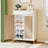 5-Tier Shoe Rack Organizer Storage Cabinet Entryway With Doors Drawer, Large Capacity For Entryway & Living Room