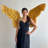 Giant Metallic Gold Wings