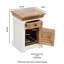 Laronda Solid Wood Sled End Table