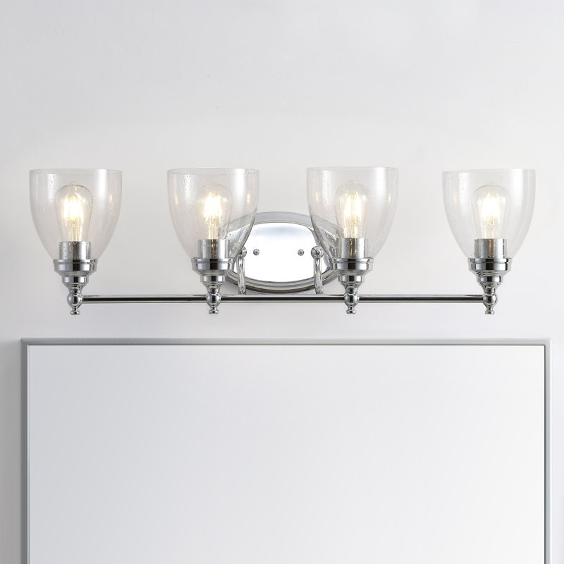 Winkleman Metal/Glass LED Vanity, Chrome, 4