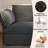 Eurian Comfy Cloud Couch U Shaped Modular Sectional Sofa with Two Ottomans and Storages-226026133-226026122