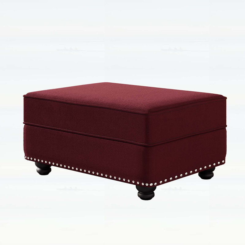Repose-pieds repose-pieds seulement, Burgundy