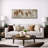 Vertical Earth Tone Abstract Artwork, Living Room Pictures, Framed Canvas Giclee Print Wall Art-27501115-27501113