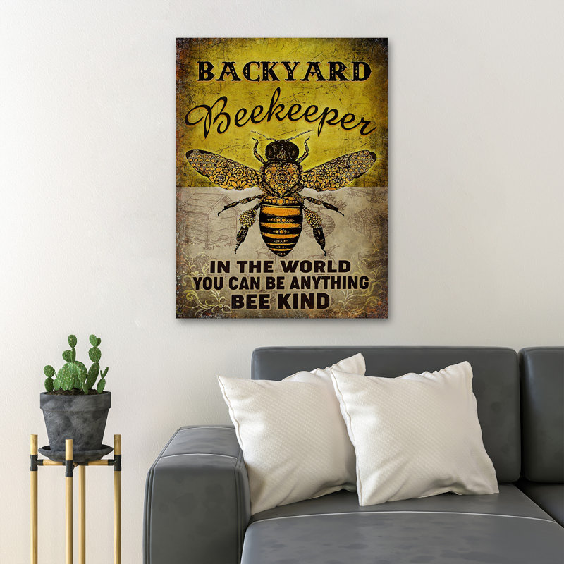«Backyard Beekeeper - You Can Be Any coller, H 36 po x l 24 po x P 2 po
