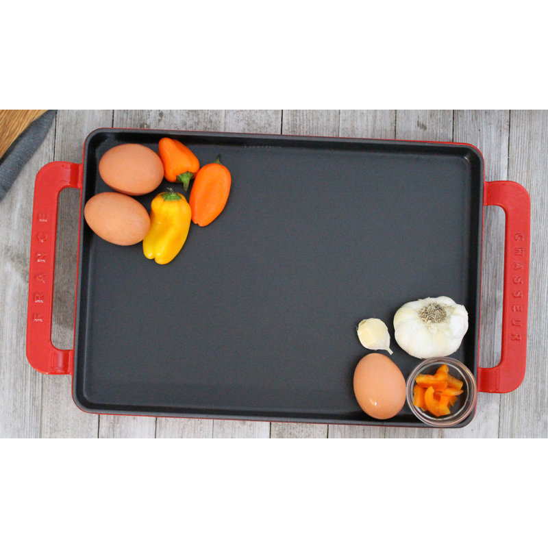 Plaque chauffante 14 po Chasseur Caviar, Rouge