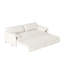 Grand canapé-lit 66 po, canapé-lit convertible 3-en-1 avec rangement latéral, causeuse multifonctionnelle en velours pour le salon, la chambre à coucher et un appartement
