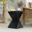 Side Table With Modern Prismatic Shape-1822727595