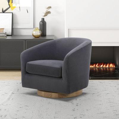 Fauteuil demi-tonneau pivotant Bennett
