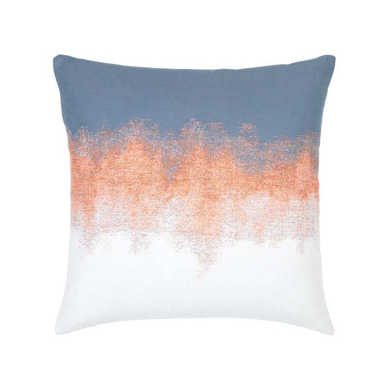 Murmur Throw Square Outdoor Pillow Cover & Insert by Elaine Smith, 20"H x 20"W, Midnight Ombre