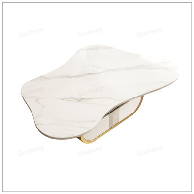 Table basse moderne avec plateau en pierre frittée Modern Butterfly
