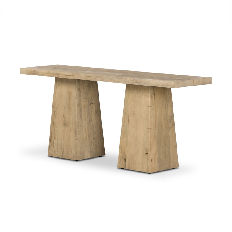 Atlas 70'' W Console Table, Bleached Alder