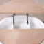 Table basse ronde avec rangement - table d'appoint relevable, mobilier de salon moderne de style bohème, base sculptée avec plateau en bois naturel