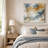 " Golden Serenity Abstract Floral "-1972874726