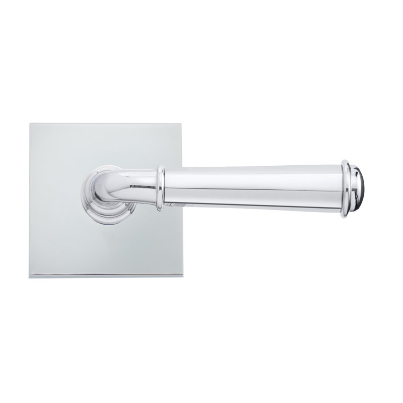 Faux levier Bravura 840-7 St. Charles sur rosace contemporaine en chrome poli