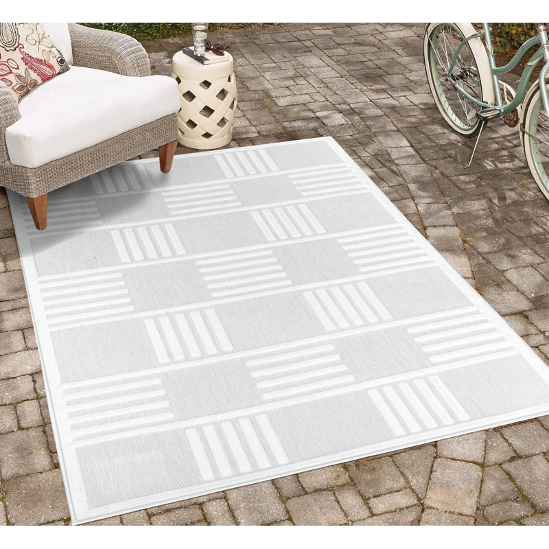 Lamontay Plaid Area Rug, Rectangle 120 x 170cm