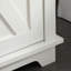 Armoire de rangement sous le lavabo, blanc, double porte, style blanc peu encombrant,