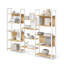 Jaliyah 166cm H x 158cm W Steel Etagere Bookcase-1532036118