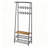 Hall Tree With Bench And Shoe Storage, 4-In-1 Entryway Organizer With 8 Hooks And 3-Tier Shoe Rack, Sturdy Metal Frame For Entryway, Hallway, Or Front Door