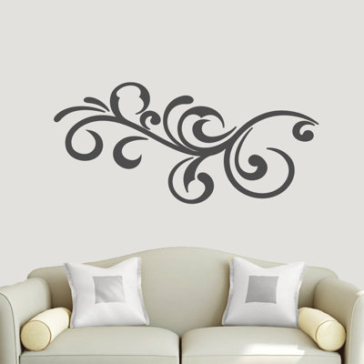 Adhésif décoratif volute