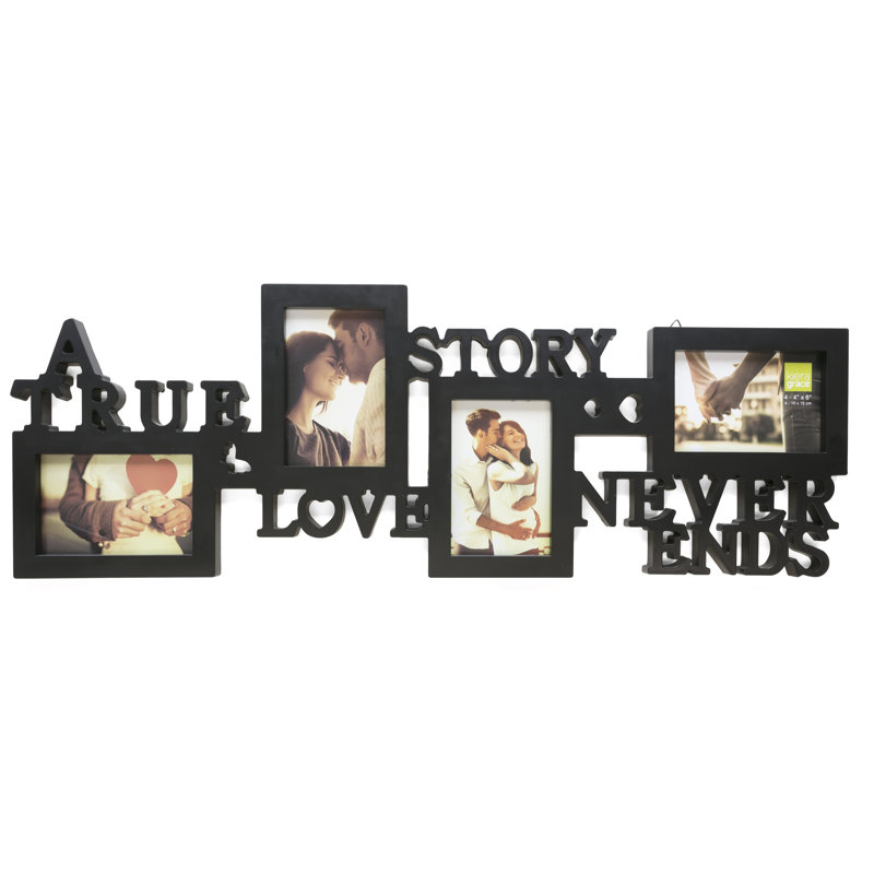 Black Beveled Picture Frame