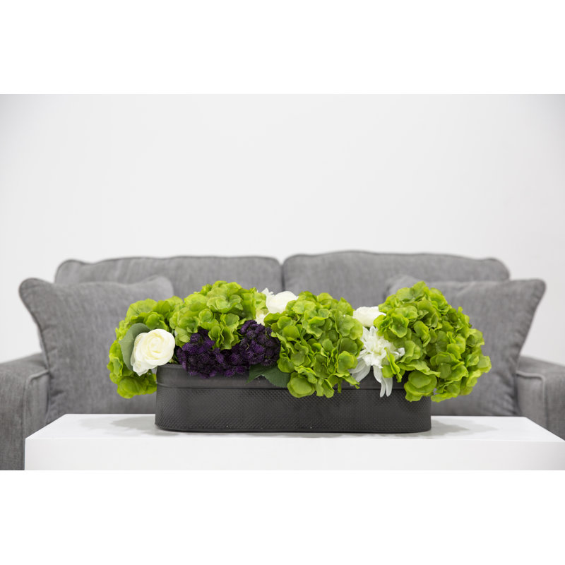 Faux Plant, 12" H x 19" W x 9" D