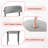 Crossland Modern Upholstered Dining Chairs with Metal Legs, Ergonomic Kitchen Chairs for Dining Room, Café, or Living Space-86631091
