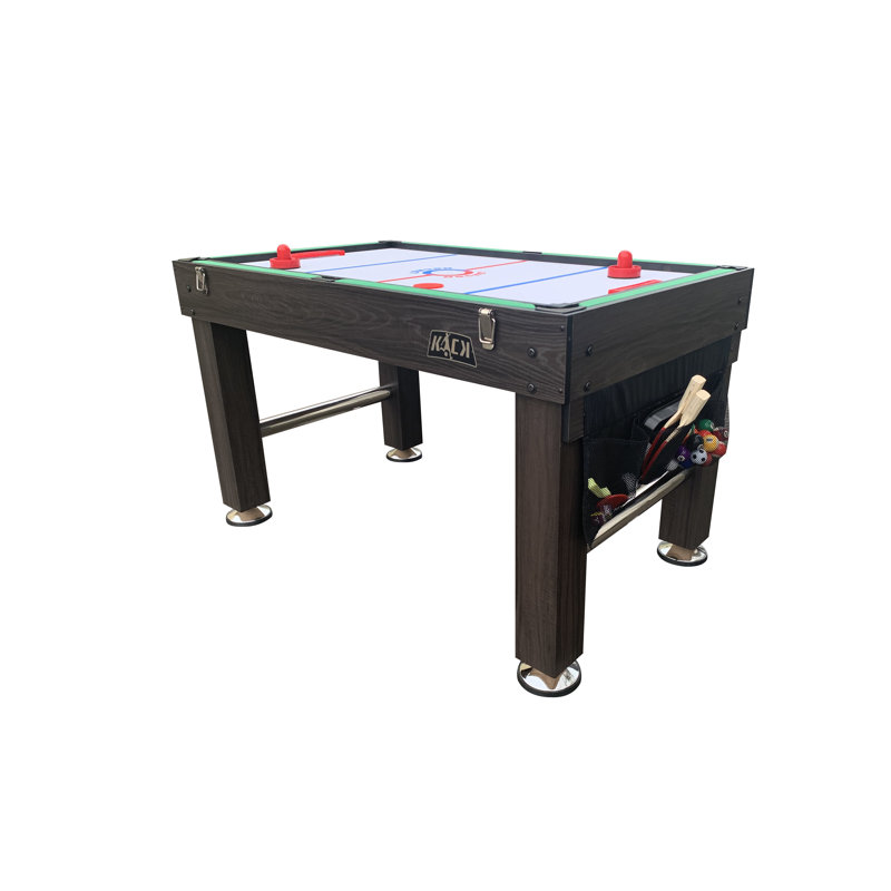 Morpheus 55" Brown 5-in-1 Multi-Game Table with Engineered Wood Frame