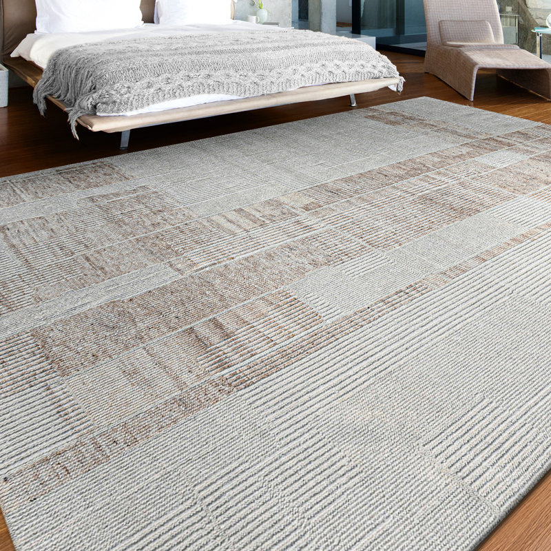 Tapis rectangulaire noué à la main, Rectangle 10 pi x 14 pi