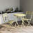3 Piece Patio Bistro Set Of Foldable Round Table And Chairs-1952362982