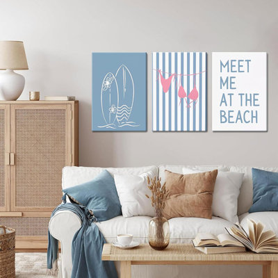 3 Piece Wrapped Canvas Print