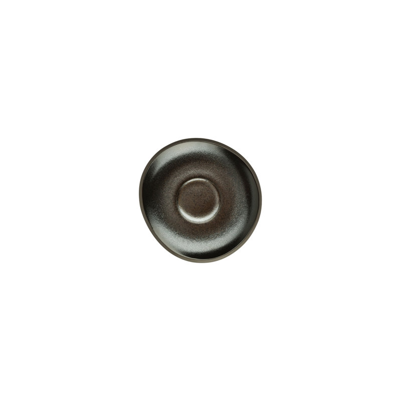 Junto Handmade Stoneware Saucer, Slate Gray