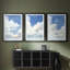 LANDSCAPES Series LVI - Impression encadrée sur mesure de qualité supérieure - 3 pièces-1156837431-1156837577