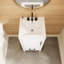 Meuble-lavabo blanc 18 po entièrement assemblé-887060096