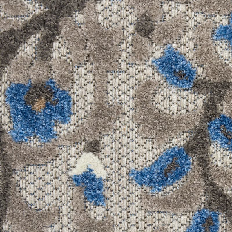 Floral Indoor / Outdoor Area Rug, Rectangle 239 x 320cm