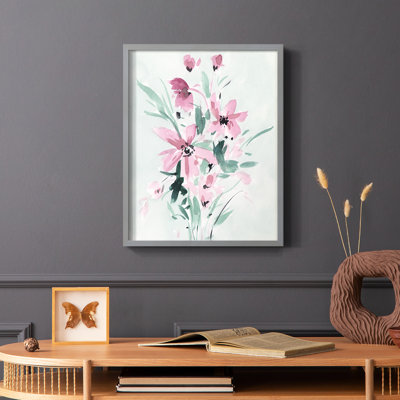 Reproduction encadrée Posy Blooms II - bois massif